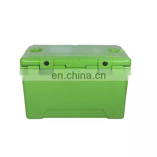 GINT Hot Selling 75QT Portable Customized Logo Colorful Outdoor Cooler Box 50QT heavy duty durable ice box