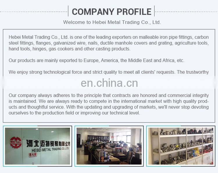 excellent material galvanized malleable iron pipe fitting tee for pipes