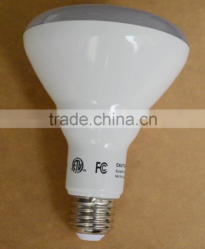 120V E26 base ETL Approved Dimmable LED BR30