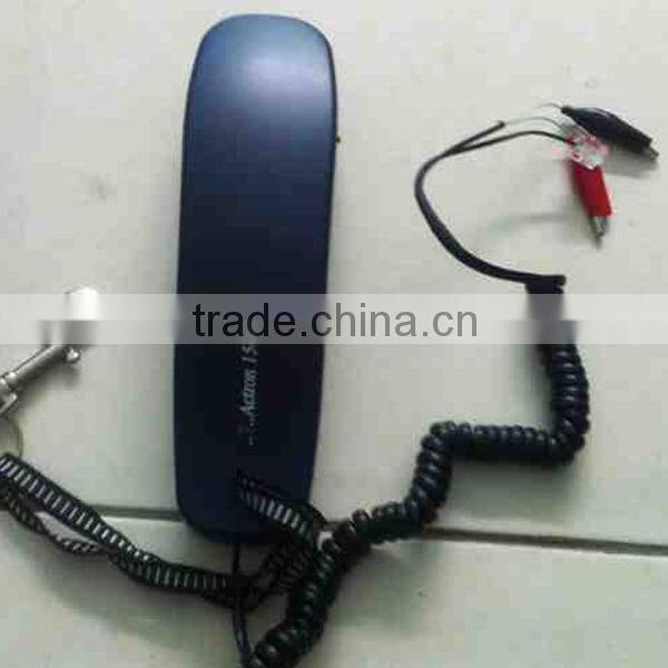 Corded analog portable telephone tester