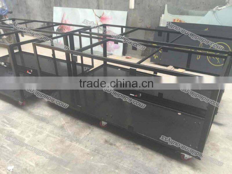 New Design Popular Double Plat pans Ice Cream Cold Plate Machine