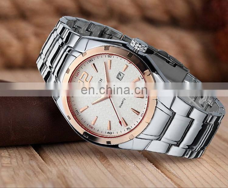 Curren Watch 8103 Fashion Brand Stainless Steel Back Water Resistant Quartz Analog Mens Watch Business Watch relogio masculino