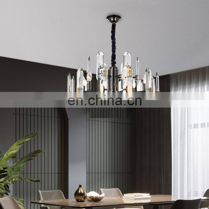 Room Restaurant wedding decoration Crystal Hanging Lamps Hotel Ceiling Chandeliers Large chandelier Nordic LED Luxury Chandelier