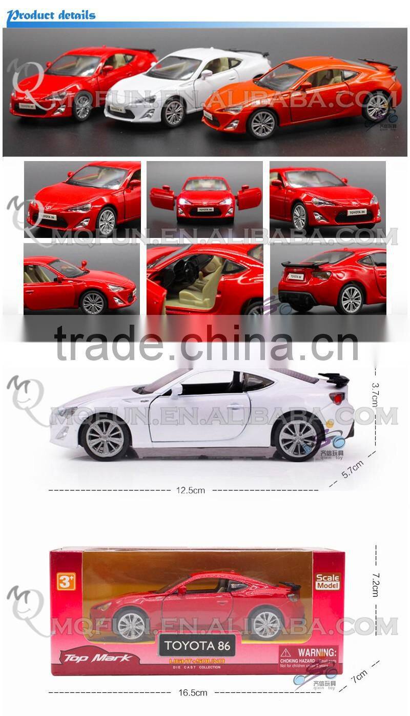 Mini Qute 1:34 kids Die Cast pull back alloy racing car vehicle model electronic music light educational toy NO.MQ 311L