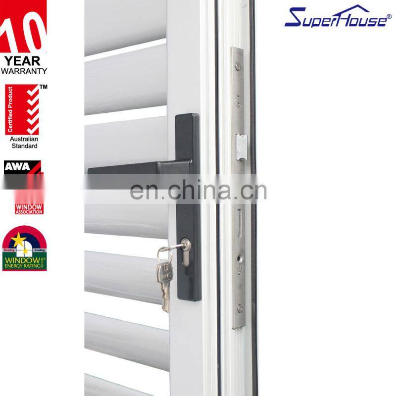 Superhouse Economical exterior aluminium louver swing out door