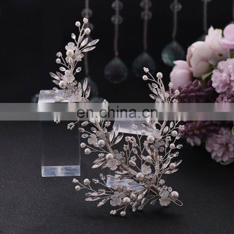 Silver Gold Bride Headwear Rhinestone Hair Jewelry for Women Tiaras Luxury Crystal Wedding Crown Diamond Bridal Headwear