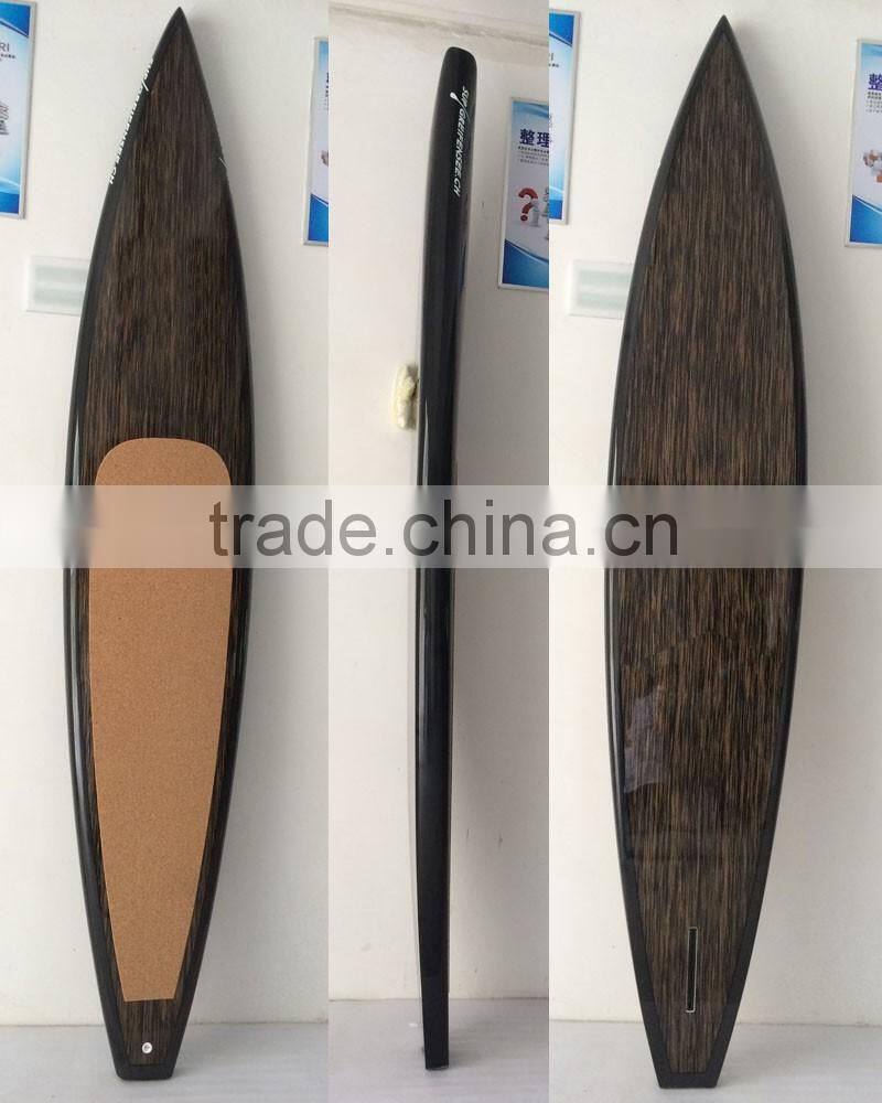 Surfboard type race SUP paddle board / Made in China bamboo fiber SUP race board