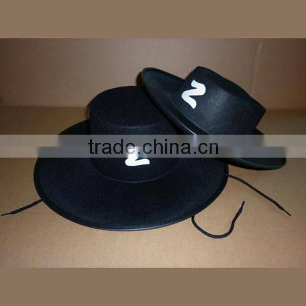 Fashion fedora hat cust om logo band,wool felt fedora hat polyester felt hat promotion hat
