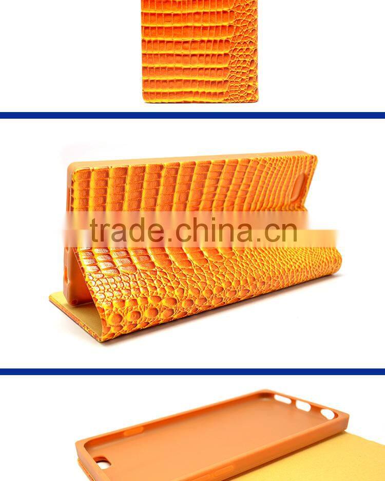 Thin Crocodile Grain Wallet Case For iphone6G