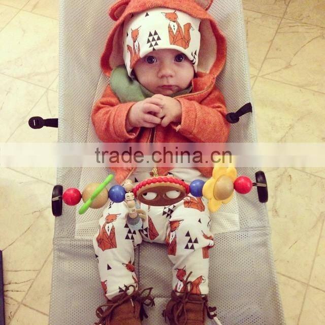 Ins Hot Sale Baby Cotton Printed Spring & Autumn Headwear Newborn Baby Cap Kids Hats