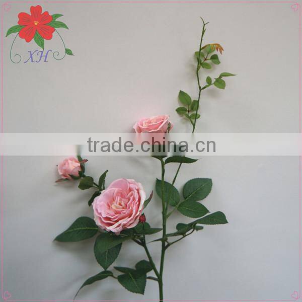 Factory direct selling pure handmade artificial rose for wedding decoration