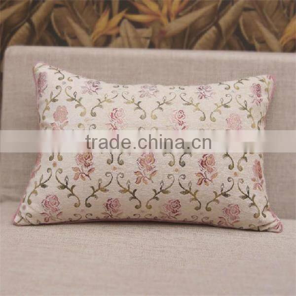 Modern design soft cheap printed cushion outdoor floral