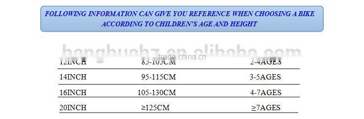 HH-K2093 20inch children bike kids bike for russia market with flag