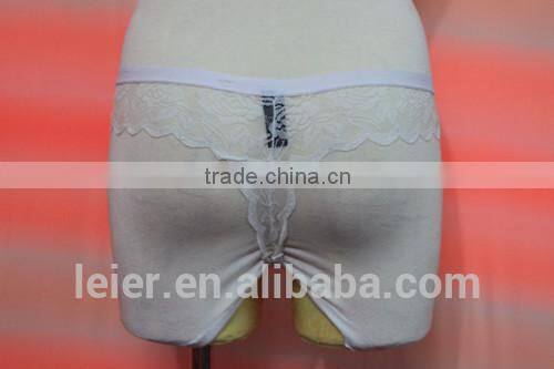 2015 hot sale fashion transparent lace G-string,