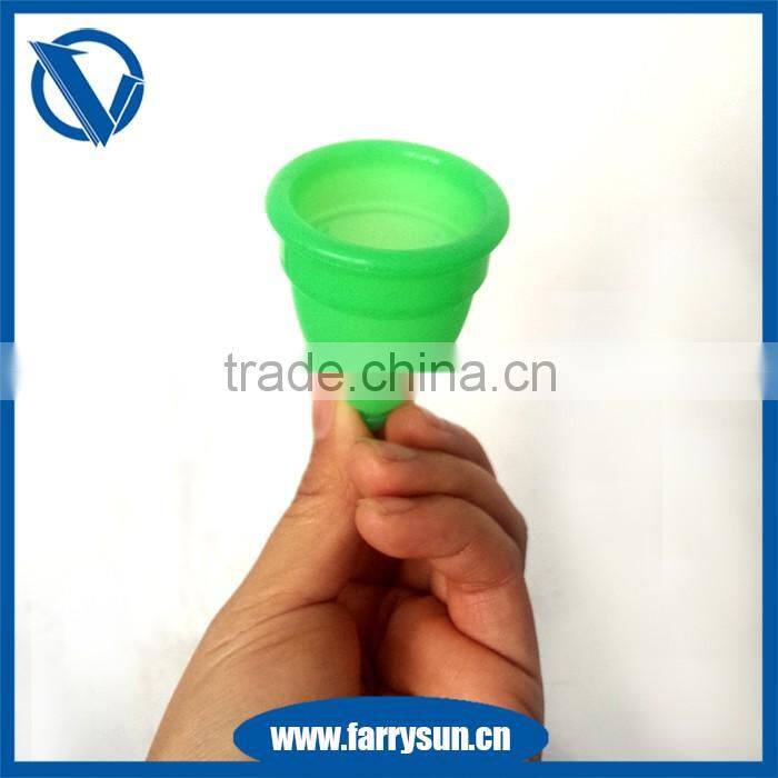Silicon rubber menstruation cup