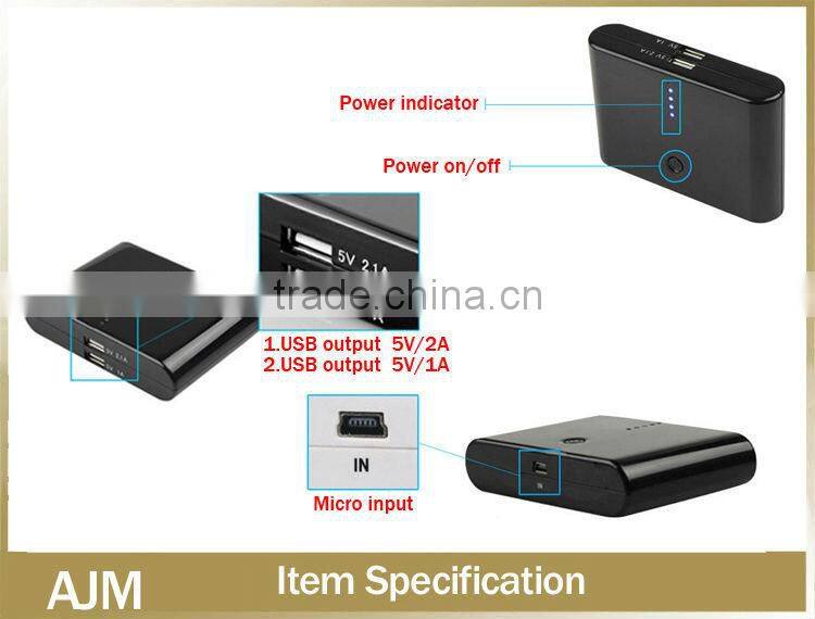 universal power bank 10000mah 5v/1.0a used for all electronic devices
