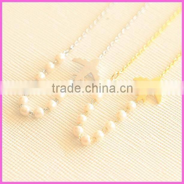 airplane necklace gold everyday necklace tiny small petite dainty minimalist charm jewelry necklace