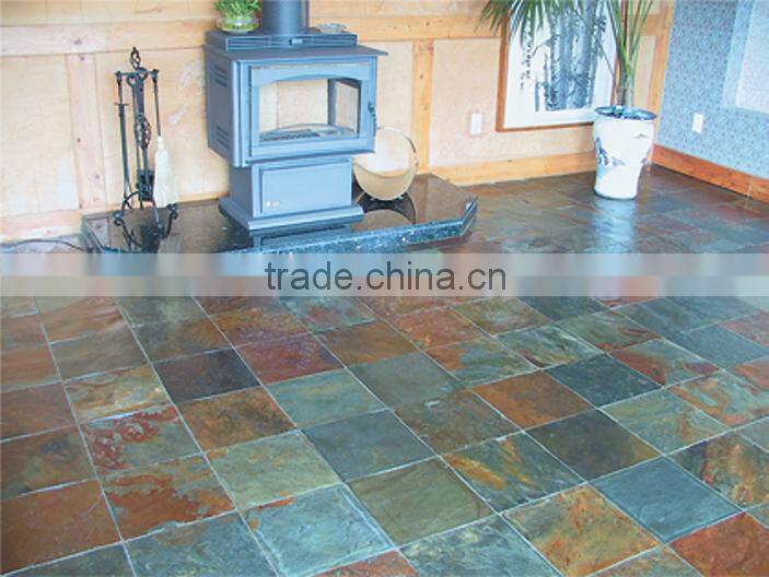 Natural rusty outdoor Slate cubeoutdoor flooring tile,pavement tiles,cove tile 30x30