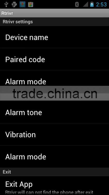 anti-loss bluetooth 4.0 2013 smart rfid tag connects with android smart phone