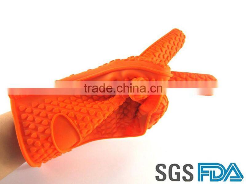 China Wholesale Custom Heat Resistant Silicone Oven Mitt