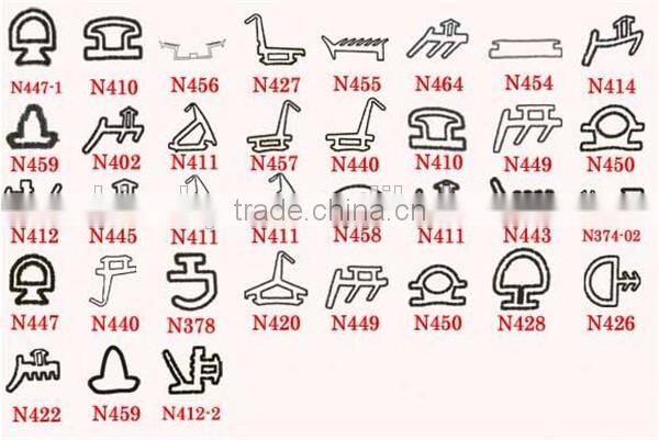 extruded rubber wedge window strips