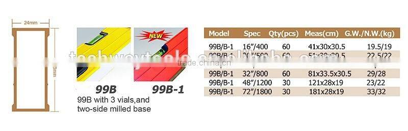 Heavy Duty Aluminum Spirit Level Ruler,Ruler Level