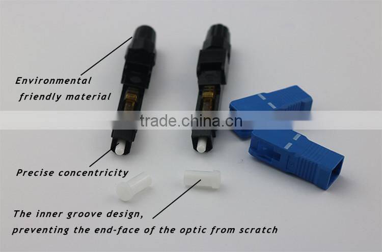 e2000 Splice SM Simplex Embeded Fiber Optic SC/PC Fast Connector