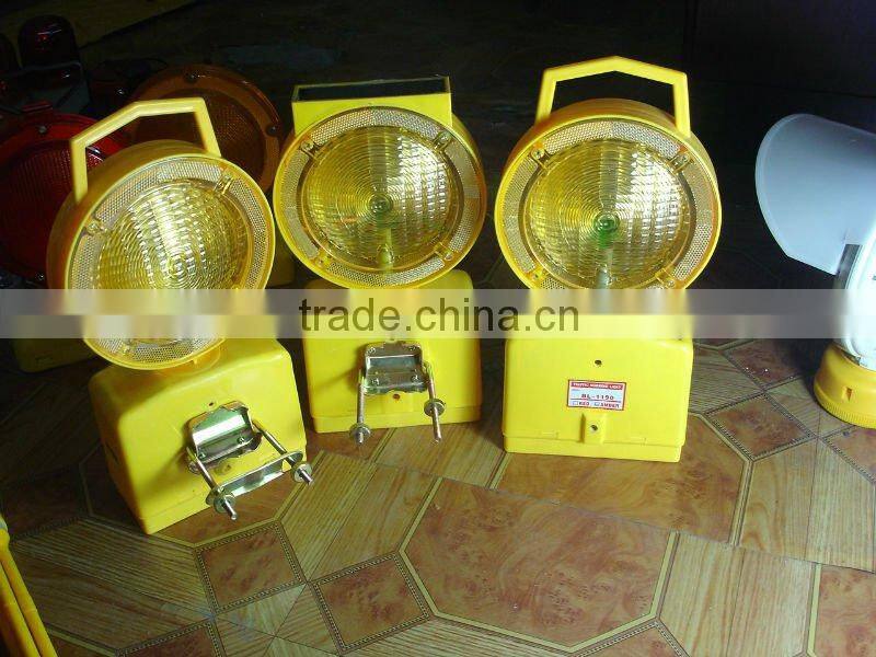 Road safety manufacturer solar amber led traffic warning light