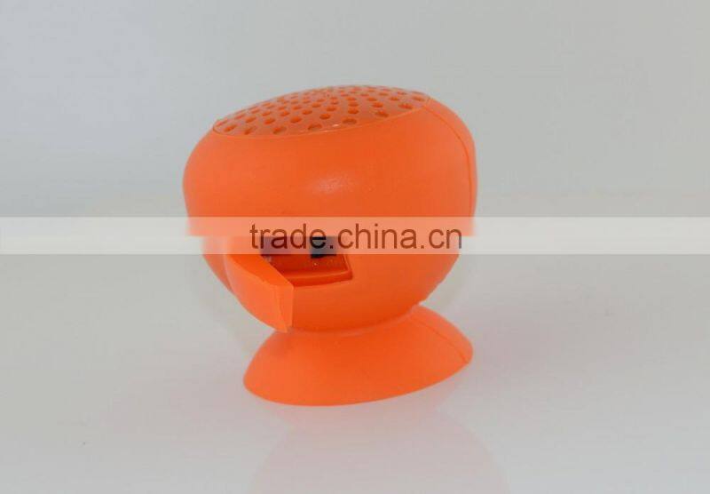 Wholesale Mini Wired Silicon Suction Cup Speaker with Lithium batteries