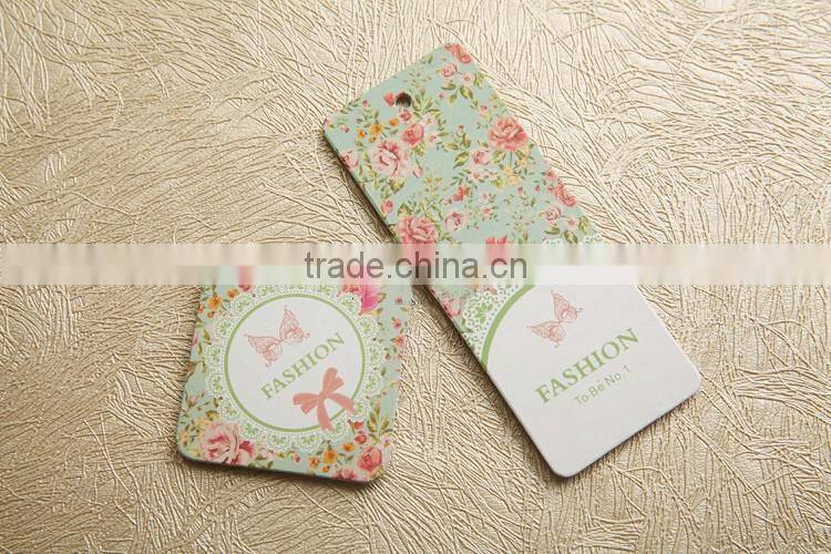 2016 Fashion custom logo hang tag for clothing/ women' s underwear/dress