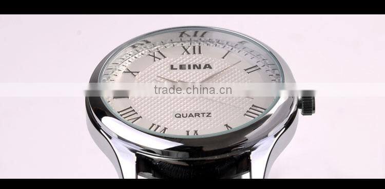 Luxury Automatic Leather Strap Men Wrist Watch Gift