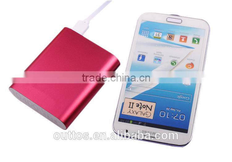 Rectangular Strip Aluminum Power Bank 11200mAh