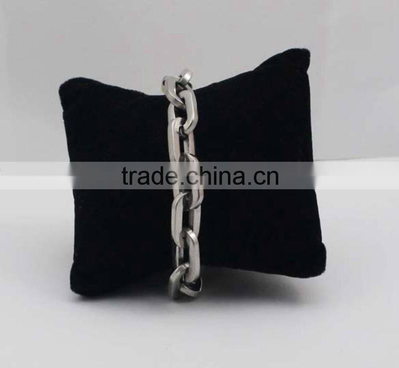 Silver Fashion 316L Stainless Steel Curb Chain Bracelet
