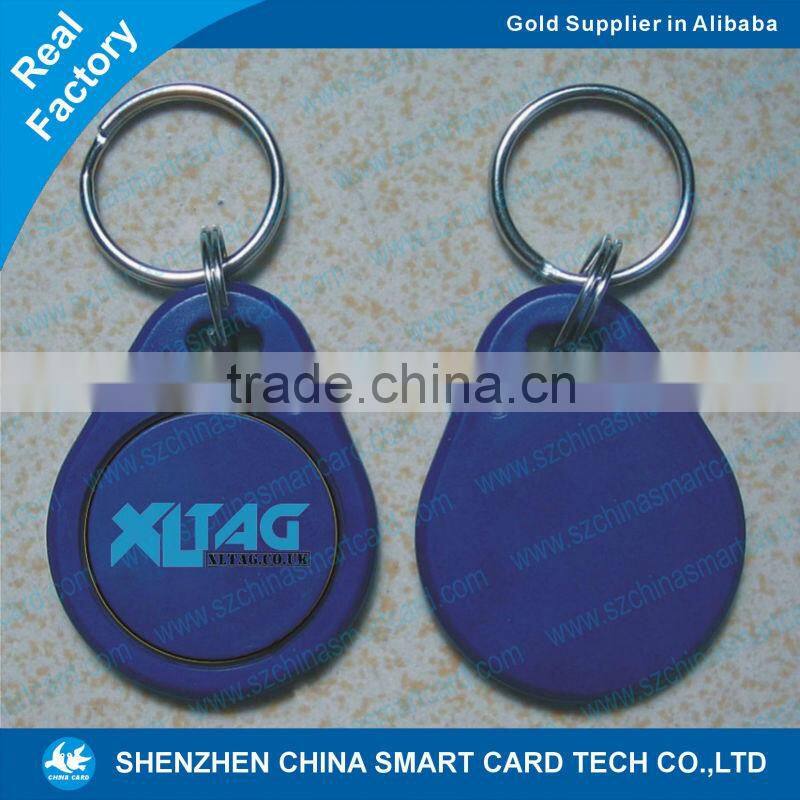 Cheap ABS Contactless RFID Tag 125KHz With Metal Ring
