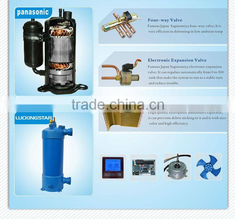 Top selling lowest energy -saving water source swimming pool heat pump