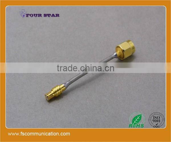 60mm RG405 Cable Assembly with SMA Male to MCX Male Connectors