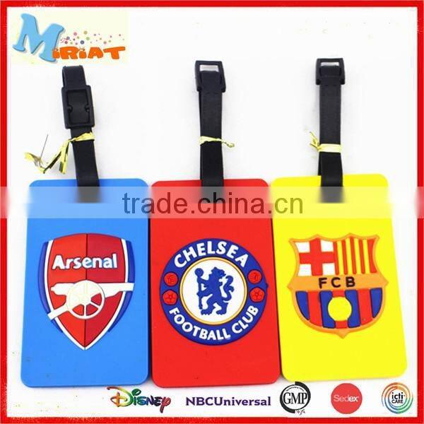 Hot promotion soft pvc lovely children luggage tag