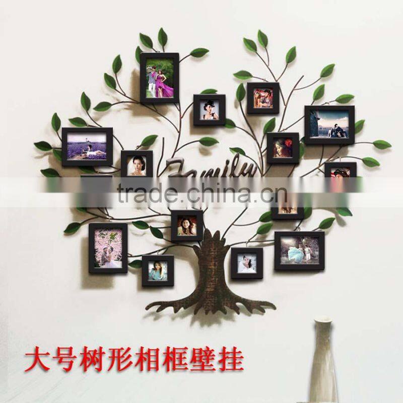 innovative design photo frame,iron family tree photo frame,fashion style photo frame