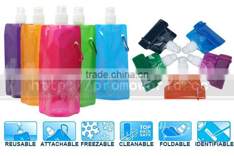 2016 new design foldable drinking bottle