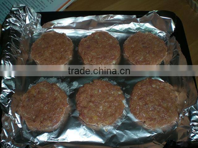 hamburger producing machine