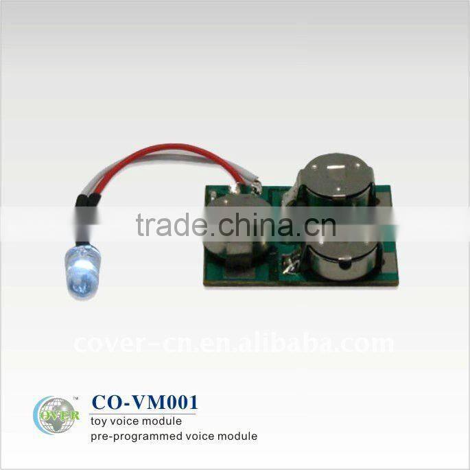 Light/shadow motion sensor/sound module/recording module/pre-recording module/USB modules/motion sensor modules