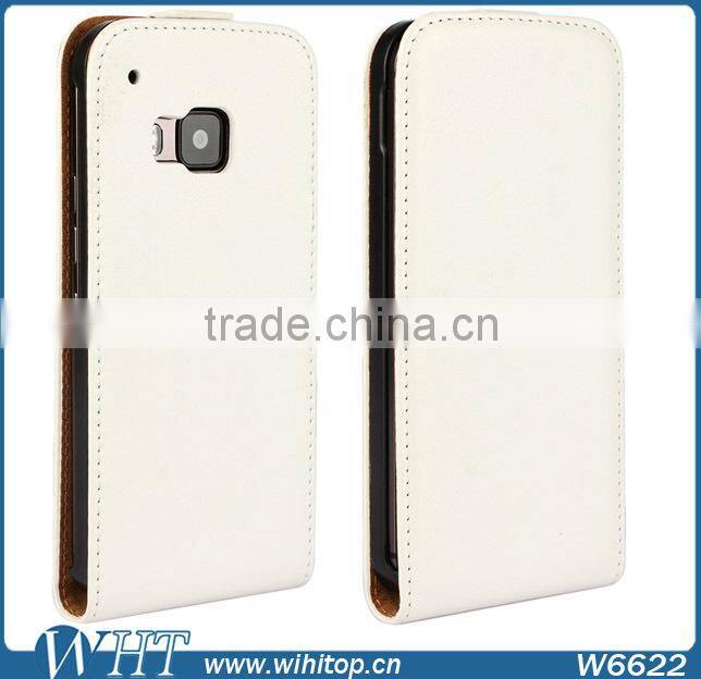 New Arrival Cell Phone Case Vertical Flip Cover for HTC One M9 Leather Case