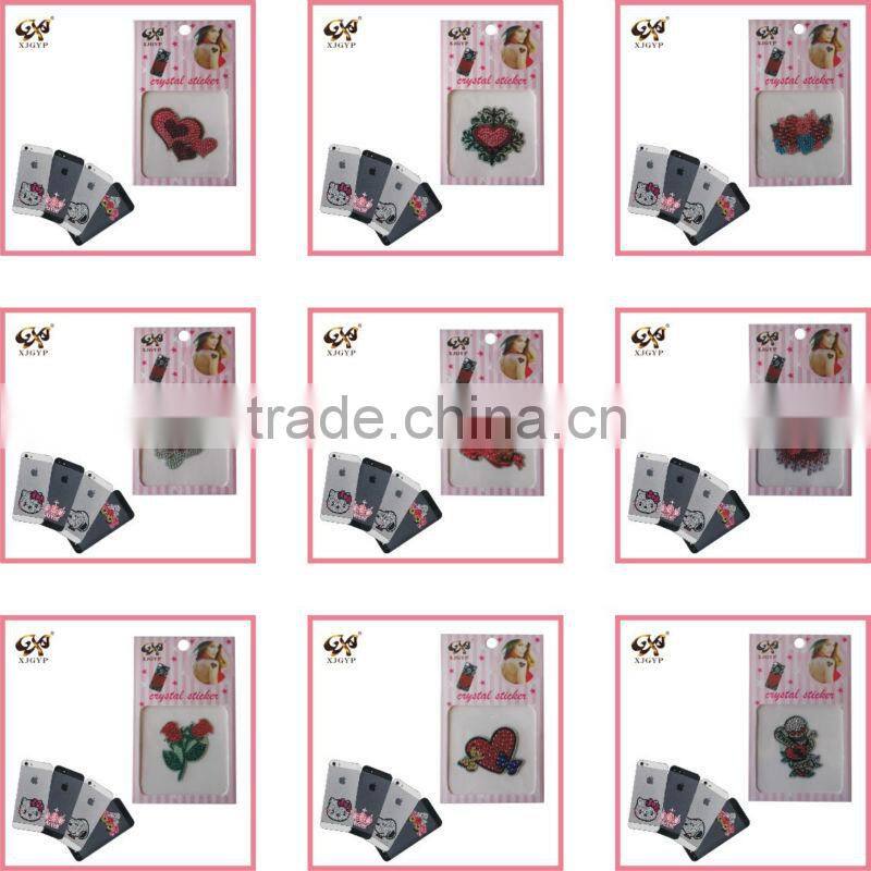 acrylic rhinestone gem sticker/cell phone rhinestone stickers/body stickers crystal rhinestone