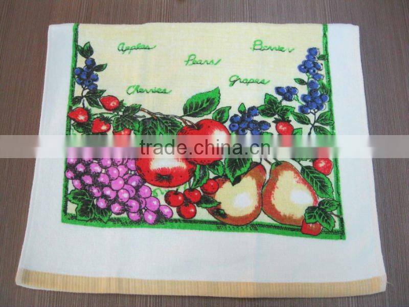 100% cotton printing kitchen towel