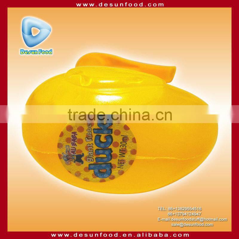 Giant rubber duck cartoon liquid spray candy