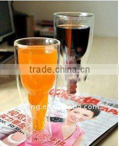 Clear borosilicate Glass tea cup by hand make