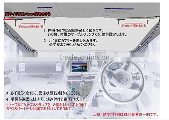 VHF/UHF digital car tv antenna film antenna Membrane antenna ISDB TV antenna GPS antenna