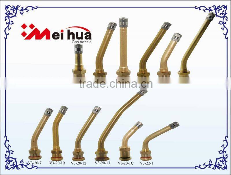 V3.20.4 O-Ring Seal Clamp-in Brass Truck Tire Valve Stem