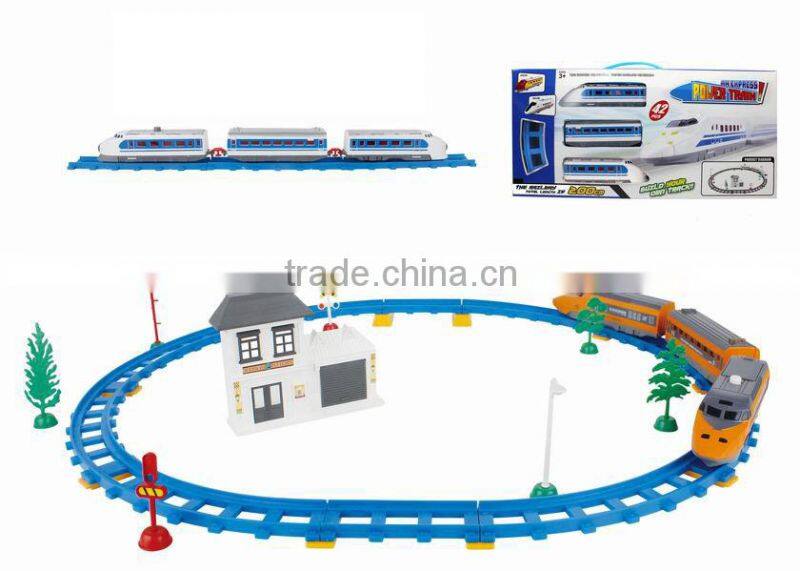 DIY Kids B/O Electric Train Toys with light