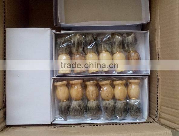 badger hair manly shaving brushes,wooden handle